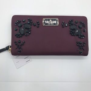 NWT Kate Spade Wilson Road Embellished Wallet